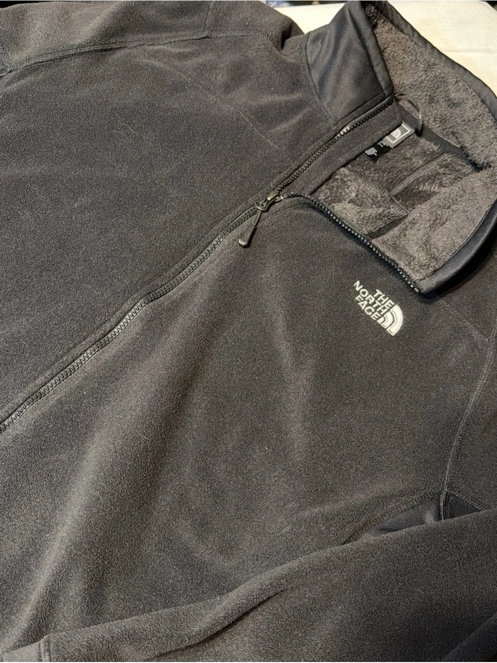 The North Face Black Zip-Up Fleece Jacket